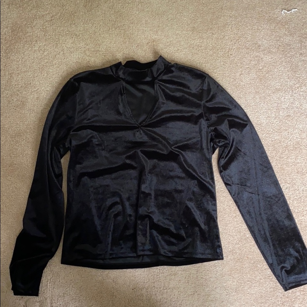 velvet long sleeve